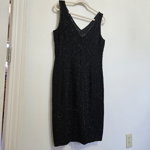 Vintage Beaded Y2K Night Out Dress Size Medium - Picture 4 of 10